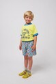 Bobo Choses pantaloni scurți din bumbac pentru copii Morning Egg cu modele albastru 125AC063