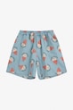 Dětské bavlněné šortky Bobo Choses Morning Egg 125AC063 modrá SS25