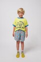 Bobo Choses pantaloni scurți din bumbac pentru copii Morning Egg 125AC063 albastru