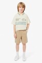 Детские шорты Lacoste casual бежевый FJ5242