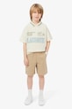 Lacoste szorty dziecięce casual beżowy FJ5242