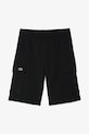 Lacoste szorty bawełniane dziecięce bawełna czarny GJ7372