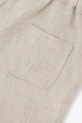 BIMBO Tartine et Chocolat pantaloncini in lino per neonati CA22051.67.74 beige