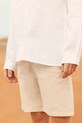 Детские льняные шорты Tartine et Chocolat casual бежевый CA26003.110
