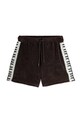 Παιδικό βαμβακερό σορτς Mini Rodini Piano terry 2523014899 μαύρο SS25
