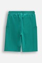 Coccodrillo pantaloni scurți din bumbac pentru copii WC5120502TBJ verde SS25