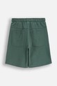 Coccodrillo pantaloni scurți din bumbac pentru copii WC5120501WBJ verde SS25