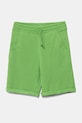 Otroške bombažne kratke hlače United Colors of Benetton Pletenina zelena 3J68C901G.G.Season.PPYA