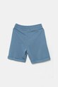United Colors of Benetton szorty bawełniane dziecięce 3J68C901G.G.Season.PPYA niebieski SS25