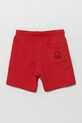 United Colors of Benetton gyerek pamut rövidnadrág 3J70G900P.P.Season.PPYA piros SS25