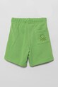 United Colors of Benetton pantaloni scurți din bumbac pentru copii 3J70G900P.P.Season.PPYA verde SS25
