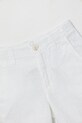 Dječaci Dječje lanene kratke hlače United Colors of Benetton 43WBC901E.G.Seasonal bijela