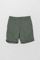 United Colors of Benetton szorty lniane dziecięce casual zielony 43WBC901E.G.Seasonal