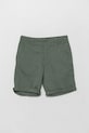 Παιδικό λινό σορτς United Colors of Benetton casual πράσινο 43WBC901E.G.Seasonal