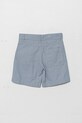 United Colors of Benetton szorty lniane dziecięce 43WBG901G.P.Seasonal niebieski SS25