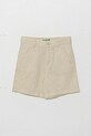 Παιδικό λινό σορτς United Colors of Benetton casual μπεζ 43WBG901G.P.Seasonal