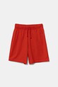 United Colors of Benetton pantaloni scurți din bumbac pentru copii uni rosu 3BL0C903L.G.Seasonal
