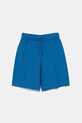 Detské bavlnené šortky United Colors of Benetton potlač modrá 3BL0C903L.G.Seasonal