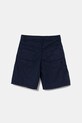 Detské bavlnené šortky United Colors of Benetton 47RGG901Y.P.Seasonal tmavomodrá SS25