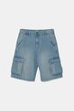 United Colors of Benetton szorty jeansowe dziecięce bawełna niebieski 4KEHC9041.G.Seasonal