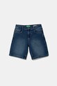 United Colors of Benetton pantaloni scurți din denim pentru copii casual albastru 44LGC9048.G.Seasonal