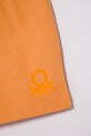 Băieți United Colors of Benetton pantaloni scurți din bumbac pentru copii 3BL0G900Q.P.Season.PPYA portocaliu