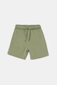 Dječje pamučne kratke hlače United Colors of Benetton bez uzorka zelena 3BL0G900Q.P.Season.PPYA