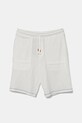 Детские хлопковые шорты United Colors of Benetton casual белый 3BL0C903J.G.Seasonal