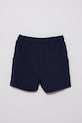 Παιδικό βαμβακερό σορτς United Colors of Benetton 39DJG901C.P.Seasonal σκούρο μπλε SS25