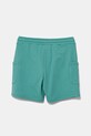 United Colors of Benetton szorty bawełniane dziecięce 39DJG901C.P.Seasonal turkusowy SS25