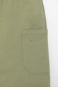 Detské bavlnené šortky United Colors of Benetton 39DJG901C.P.Seasonal zelená SS25