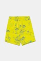 United Colors of Benetton pantaloni scurți din bumbac pentru copii casual verde 32IEG901Y.P.Seasonal