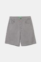 United Colors of Benetton pantaloni scurți din bumbac pentru copii casual gri 47RGC902U.G.Seasonal