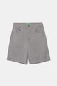 Detské bavlnené šortky United Colors of Benetton bavlna sivá 47RGC902U.G.Seasonal