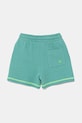 Дитячі бавовняні шорти United Colors of Benetton 38OHG901V.P.Seasonal бірюзовий SS25