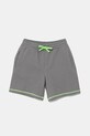 Otroške bombažne kratke hlače United Colors of Benetton Pletenina siva 38OHG901V.P.Seasonal