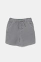 United Colors of Benetton szorty z domieszką lnu dziecięce casual szary 41DAG902X.P.Seasonal
