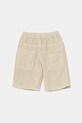 United Colors of Benetton pantaloni scurți din amestec de in pentru copii 41DAC9043.G.Seasonal bej SS25