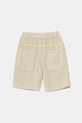 United Colors of Benetton pantaloni scurți din amestec de in pentru copii 41DAC9043.G.Seasonal bej SS25