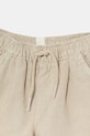 Băieți United Colors of Benetton pantaloni scurți din amestec de in pentru bebeluși 41DAA9012.W.Seasonal bej