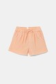 United Colors of Benetton pantaloni scurți din amestec de in pentru bebeluși casual portocaliu 41DAA9012.W.Seasonal