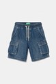 United Colors of Benetton pantaloni scurți din denim pentru copii casual albastru 4KEHG902Q.P.Seasonal