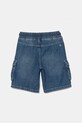 United Colors of Benetton pantaloni scurți din denim pentru copii 4KEHG902Q.P.Seasonal albastru SS25