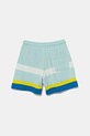 Detské bavlnené šortky United Colors of Benetton 3FZMG901U.P.Seasonal modrá SS25