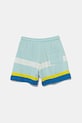 Детские хлопковые шорты United Colors of Benetton 3FZMG901U.P.Seasonal голубой SS25