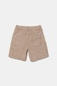 United Colors of Benetton szorty bawełniane dziecięce 4ZZSC9044.G.Seasonal brązowy SS25