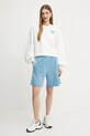 Pinko pantaloncini in cotone 104619.A2CV blu SS25
