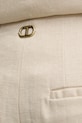 Twinset pantaloni scurți din in bej 251TP2162