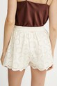 Îmbrăcăminte Twinset pantaloni scurți din bumbac 251TT2363 bej