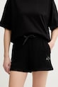 Armani Exchange szorty bawełniane nadruk czarny XW000498.AF12739